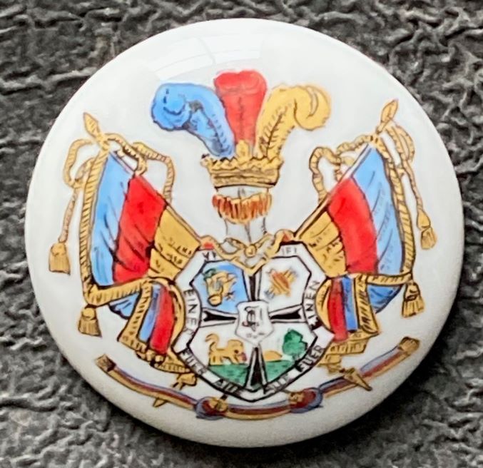 Porzellanbandknopf 950